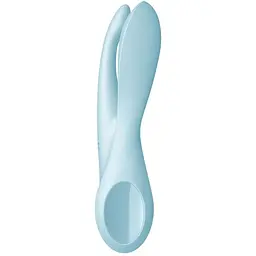 Кліторальний вібратор Satisfyer Threesome 1 Pink Light Blue - мініатюра 3