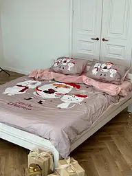 Постільна білизна двоспальне Dushka Home Сатин Плюш 21356 180х215 см