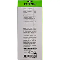 Мережевий фільтр 10 m3*1mm2 (SP-10510) 5 розеток BLACK (EXT-PN-SP-10510) - мініатюра 3