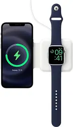 Подвійний бездротовий зарядний пристрій Apple MagSafe Duo Charger (MHXF3) - мініатюра 5