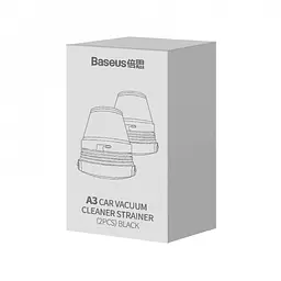 Фільтр Hepa для пилососу Baseus A3 Car Vacuum Cleaner 2 шт. Black - мініатюра 3