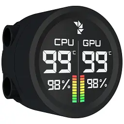 Система рідинного охолодження AeroCool Abyss L240R Digi Black (ACLA-AD24117.11)