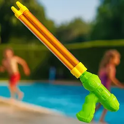 Водяна рушниця-помпа Koala Games Acqua Splash подвійна 57 см дитячий водяний бластер зелена (SKU-234.1) - мініатюра 3
