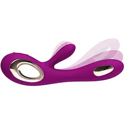 Вібратор-кролик Lelo Soraya Wave Deep Rose манливі рухи стовбура - мініатюра 6