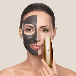 Безконтактна магнітна пілінг-маска GESKE Touchless Magnetic Peeling Mask 5 в 1 сіра - мініатюра 5