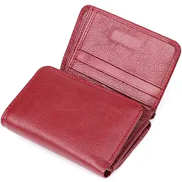 Компактний жіночий гаманець із натуральної шкіри ST Leather 11,5х8,5х2 см acs0029648 - мініатюра 5