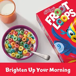 Сухий сніданок Kellogg’s Froot Loops 27г - мініатюра 2