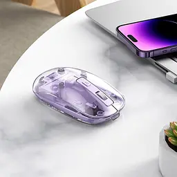 Миша бездротова Hoco GM29 Mysterios Bluetooth + 2.4G Romantic purple - мініатюра 5