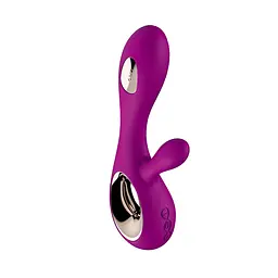 Вібратор-кролик LELO Soraya Wave Deep Rose, манливі рухи стовбура - мініатюра 2