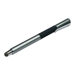 Стилус ємнісний, високоточний, Jot Pro двосторонній, алюмінієвий, з кріпленням, сірий