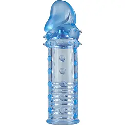 Насадка на пеніс ToyJoy Power Stud Sleeve 15.5 см (блакитний)