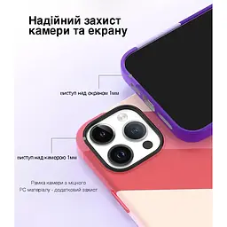 Чохол Vokamo для iPhone 15 Plus захисний з магнітом Purple - мініатюра 4