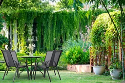Комплект садових меблів GardenLine Verona-4 Grey круглий стіл - мініатюра 5