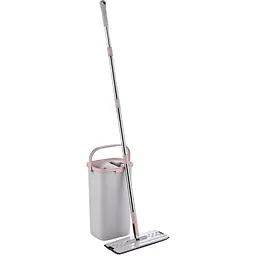 Набір для прибирання Lavine Cool Mop: швабра + відро 10 л сірий (LN-1003-05)