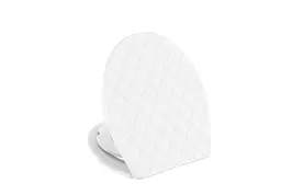 Сидіння - кришка дСидіння - кришка для унітазу Fabriля унітазу Fabrika LEATHER LINE OVAL Family soft close поліпропілен (FK-P4045)