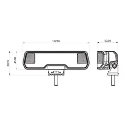 Cвітлодіодна фара WL-L2 20W Premium Flood Decker (НФ-00001521) - мініатюра 3