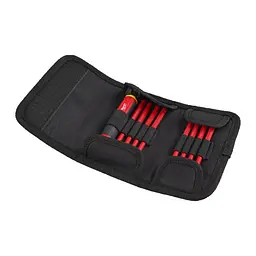 Набор отверток прецезионных изолированных VDE MILWAUKEE 8-в-1 (рукоятка VDE + 8 бит VDE) - мініатюра 2