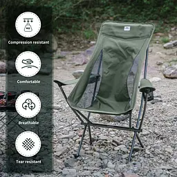 Складне туристичне крісло Naturehike CNK2300JU0003 (Зелене) - мініатюра 7