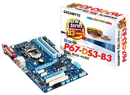 Материнська плата Gigabyte GA-P67-DS3-B3 LGA 1155 (GA-P67-DS3-B3) Б/В