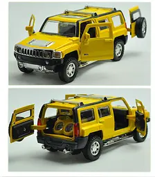 Іграшкова машинка з Метала Hummer H3 «Автопром» 1:32 - мініатюра 6
