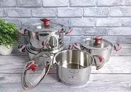 Набір посуду O.M.S. Collection 1031-Red 8 предметів - мініатюра 7