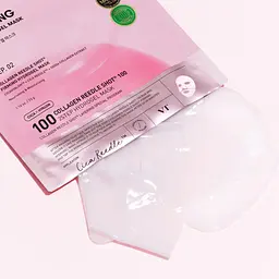 Маска гідрогелева зміцнююча з колагеном Collagen Reedle Shot 100 2step Hydrogel Mask VT Cosmetics 1,5 г + 33 г - мініатюра 2