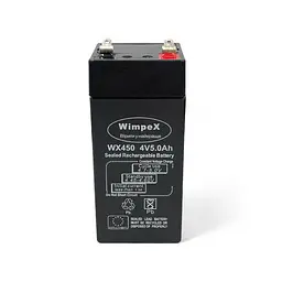AGM акумулятор 4V 5Ah Wimpex WX 450 2023 - свинцево-кислотний герметичний акумулятор 2023 для ДБЖ, сигналізації та сонячних систем - мініатюра 3