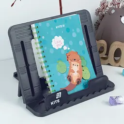 Підставка для книг Kite пластикова графітна (K26-330-2) - мініатюра 4