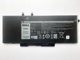 Акумулятор для ноутбука Dell Latitude 5500 4GVMP (long), 68Wh (8500 mAh), 4cell, 7.6V, Li-ion, чорний