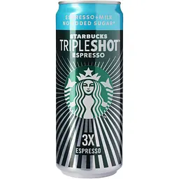 Напій молочний з кавою Starbucks Tripleshot Espresso No Added Sugar 300 мл
