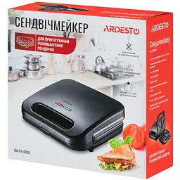 Сендвічниця Ardesto SM-H110BSN - мініатюра 6