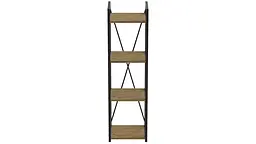 Етажерка 4/34 Ferrum-decor Серії Коннект 120x34x28 чорний ДСП Дуб Артізан 16мм (FRD-104273) - мініатюра 7