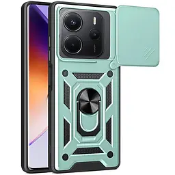 Чохол Ummi Camshield Serge Ring для Xiaomi Redmi Note 14 4G (Int. version) Зелений / Green