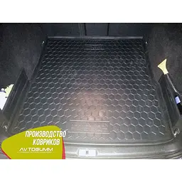 Автомобільний килимок у багажник Volkswagen Passat B6 2005- / B7 2011- Universal / Гумо - пластик - мініатюра 2