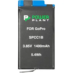 Акумулятор PowerPlant GoPro SPCC1B 1400mAh (декодований)