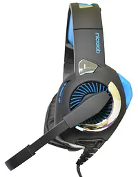 Гарнітура Microlab G4 3.5 мм+USB Black-Blue - мініатюра 5
