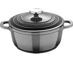 Каструля з кришкою Bergner Excalibur BG-36102-GY 28 см 6.5 л сіра