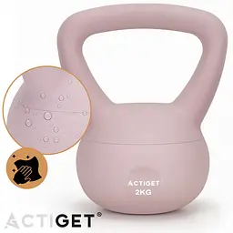 Гиря м'яка Actiget 2 кг для фітнесу ACT0062 Pink - мініатюра 6