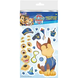 Набір наліпок Paw Patrol Створи героя Гонщчик (124706)