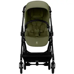 Коляска Cybex Melio Carbon Moss Green з бампером (525000445) - мініатюра 2