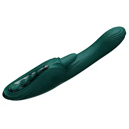 Вібратор-кролик Zalo Ares Turquoise Green зі смарт-управлінням - мініатюра 4