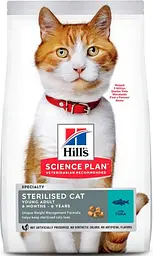 Сухий корм з тунцем для кастрованих та стерилізованих кішок Hill's Sterilised Tuna 3 кг