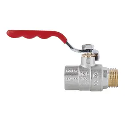 Кран кульовий SD Plus 1/2" ВЗ для води (важіль) SD605NW15PN40 - мініатюра 3