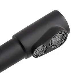 Змішувач для кухні на дві води Mixxus KUB-021 black MI5865 Чорний матовий - мініатюра 4