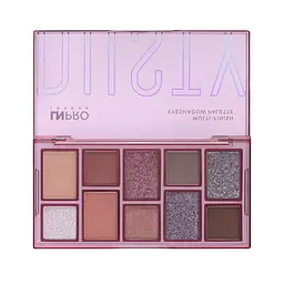 Набір тіней для повік LN Professional Multi-Finish Eyeshadow Palette, відтінок 402, 10 г - мініатюра 2