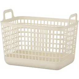 Кошик для зберігання Ardesto пластик PP 33x22.5x25.2 см 12.5 л бежевий (ARHC2512BG)