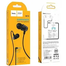 Навушники Hoco Cresta універсальні earphones with microphone M79 - мініатюра 5
