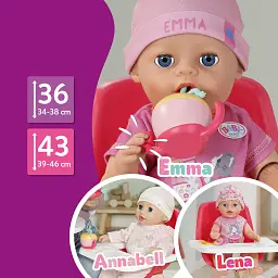 Аксесуар до ляльки Baby Born набір посуду для ляльки Click and Play Миле годування (839768) - мініатюра 6
