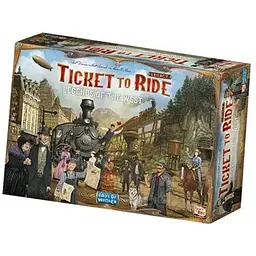 Настільна гра Lords of Boards Квиток на поїзд. Спадщина: Легенди Заходу (Ticket to Ride Legacy: Legends of the West) (мала локалізація - укр. правила) (TTR_WL)