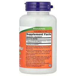 Ашваганда KSM-66 Ashwagandha 600 mg, 90 вегакапсул NOW vit0004259 - мініатюра 2